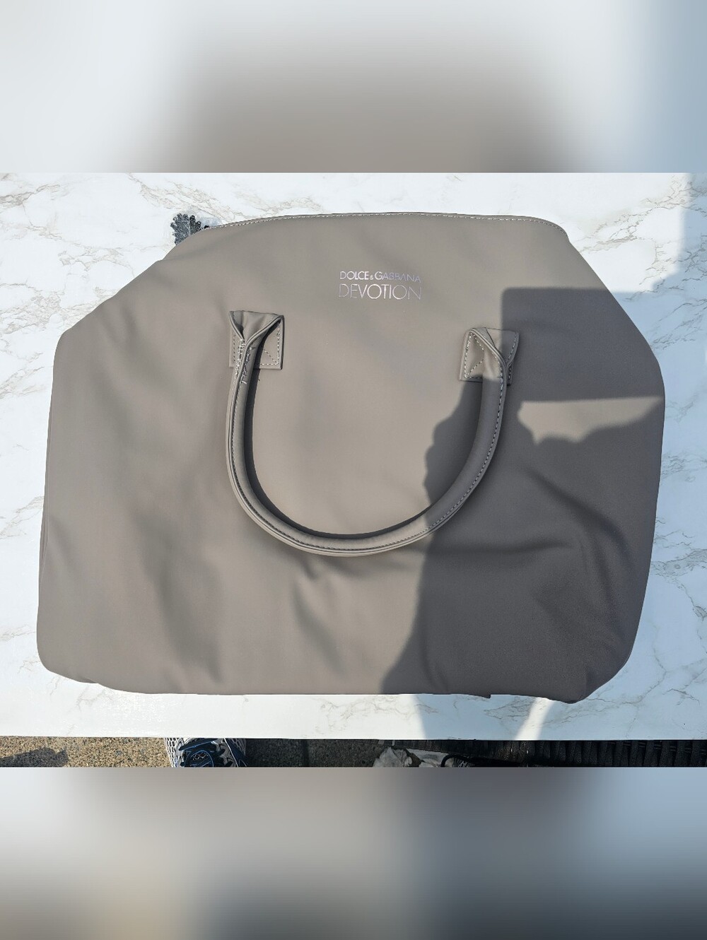 Dolce & Gabbana Devotion Tote in Taupe